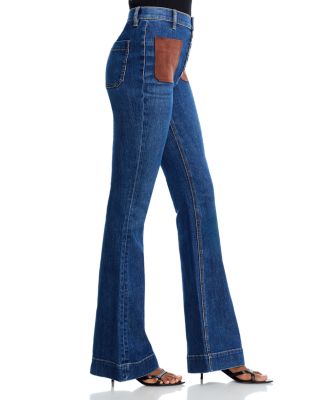 Cindy High Rise Wide Leg Jeans in Medium Wash