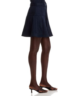 Faux Suede Mini Skirt