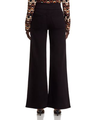 Liv High Rise Wide Leg Jeans in Black