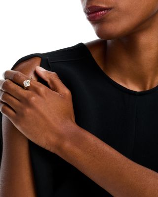 Certified Lab Grown Diamond Oval & Marquis Engagement Ring in 18K Yellow Gold, 2.0 tcw