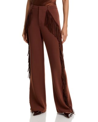 Fringe Trim Blazer & Pants