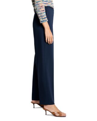 Stretch Suiting Wide Leg Pants