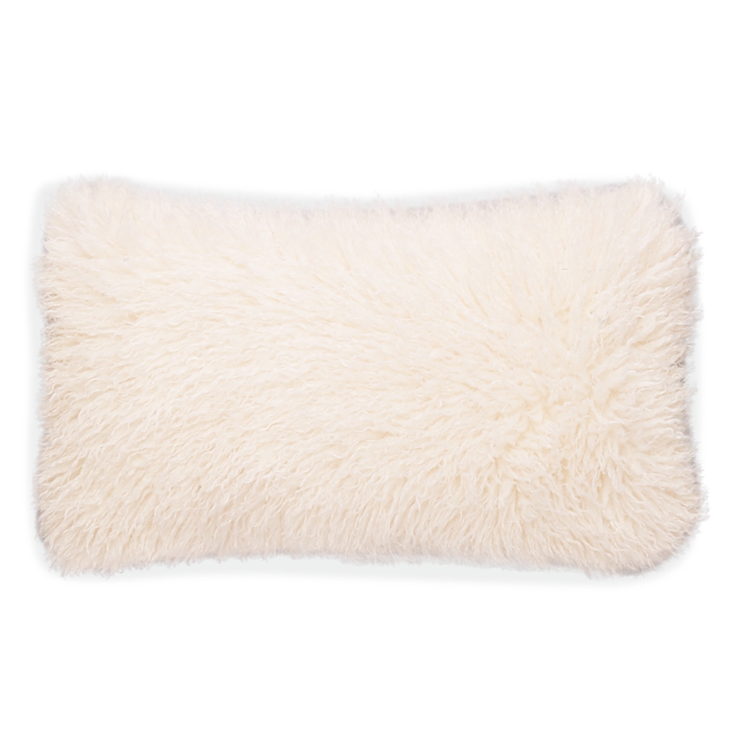 Hudson Park Collection Mongolian Faux Fur Decorative Pillow, 12 X 22 - Exclusive