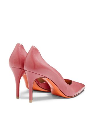 Women's Leather High-Heel Pump