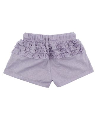 Girls' Sparkle Ruffle Pocket Lottie Short - Baby, Little Kid