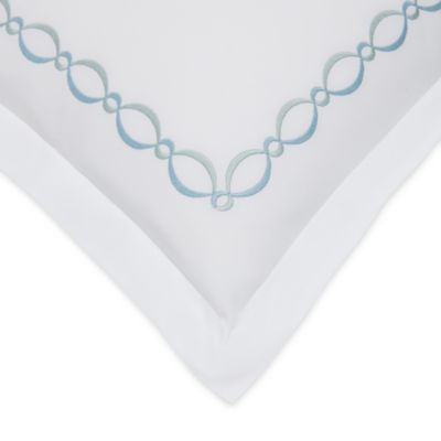 Brando Embroidered Percale Sham, Standard - Exclusive