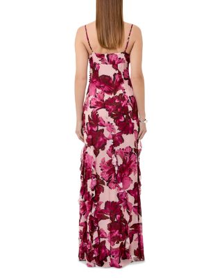 Kamila Ruffled Cowl Gown