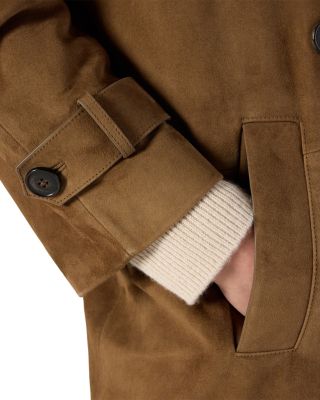 Manon Suede Trench Coat