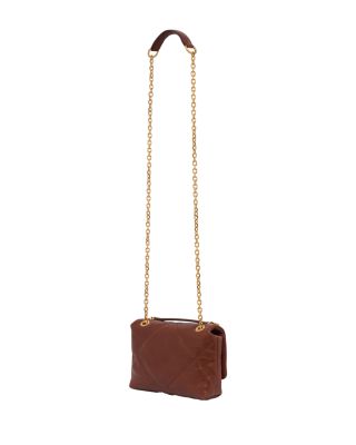 Le Mini Fanny Brown Leather Crossbody Bag 