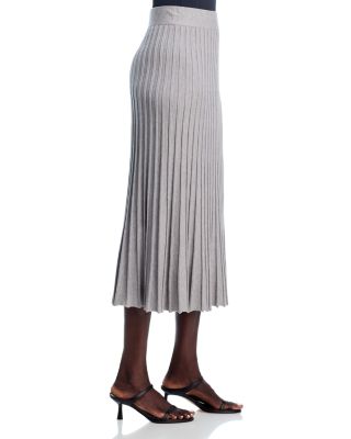 Pleated Midi Skirt