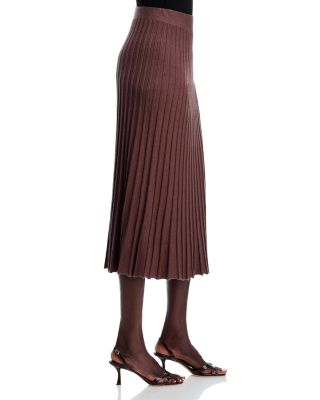 Pleated Midi Skirt
