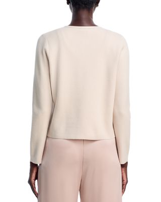 Faux Leather Toggle Cardigan