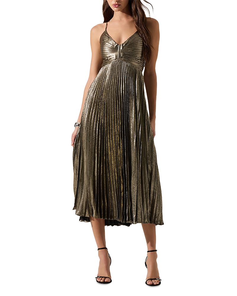 Astr The Label Blythe Dress In Green