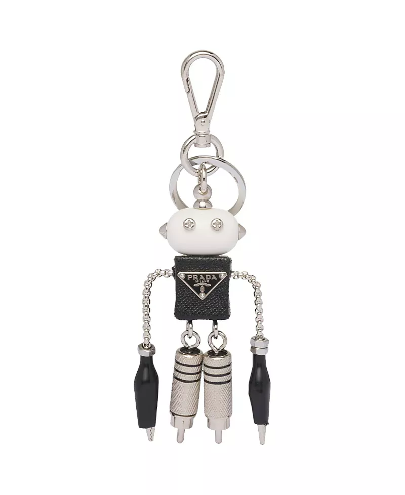 Prada Robot Saffiano Leather Bag Charm