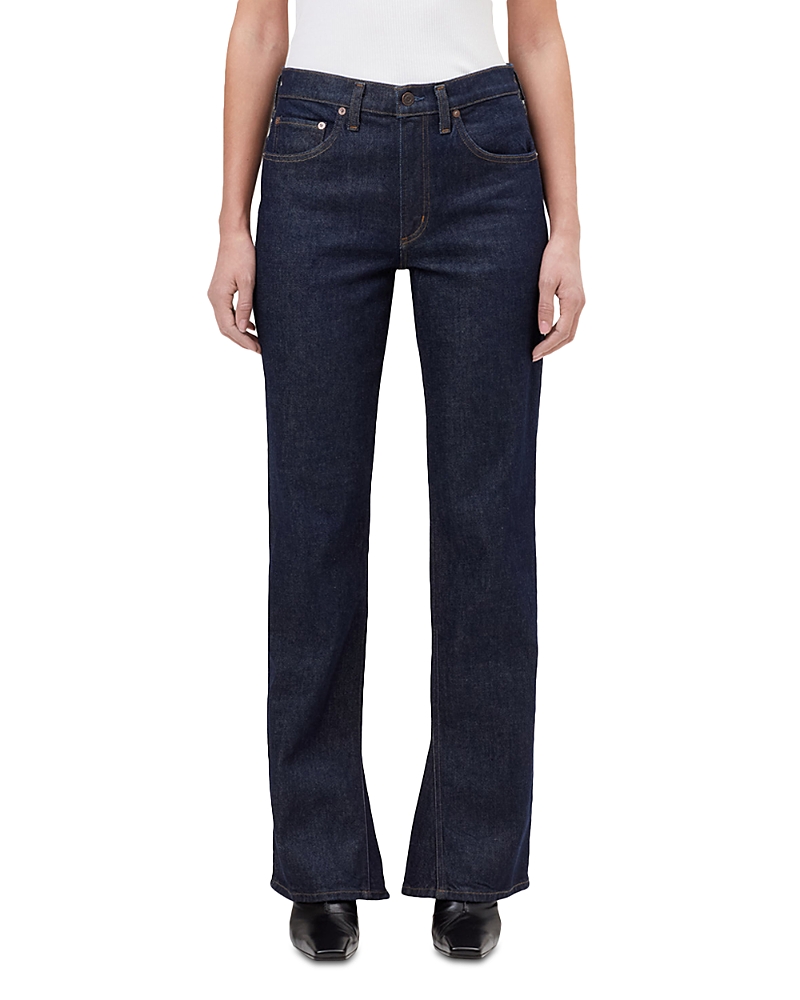 Agolde Mid Rise Kick Boot Jeans In Reissue In Black