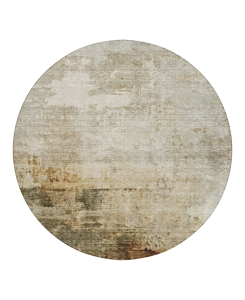 Dalyn Rug Company Dalyn Nouveau Nv1 Round Area Rug, 8' X 8' In Sand