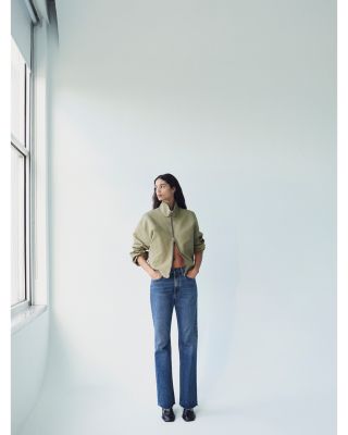 Leena High Rise Baby Flare Jeans in Placebo