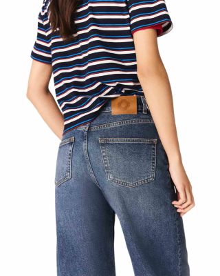 High Rise Wide Leg Jeans in Blue