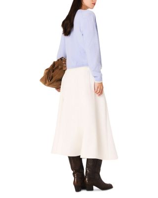 Wool Cardigan with Rhinestones