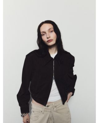 Nahla Suede Cropped Jacket
