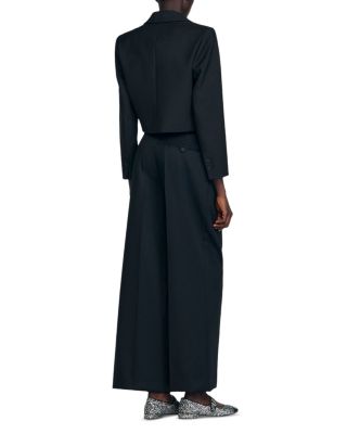 Short Satin Bow Jacket