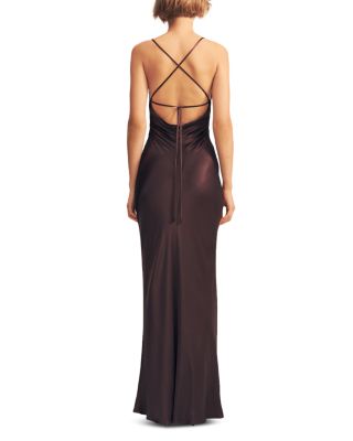 La Lune Lace Up Back Maxi Dress