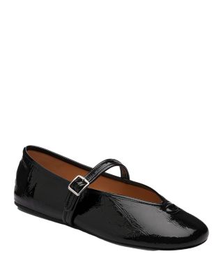 COACH - Women's Sculpted C Crinkle Patent Leather Mary Jane Shoes