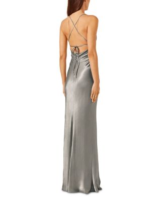 La Lune Lace Up Back Maxi Dress