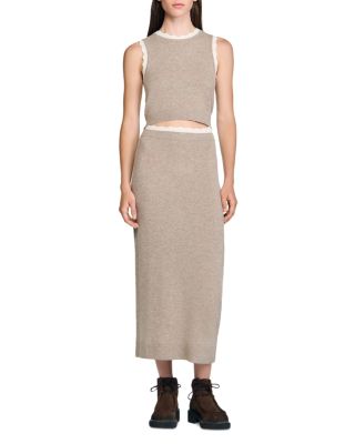 Sleeveless Knit Sweater 