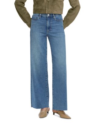 Le Slim Palazzo Jeans in Flip Raw After