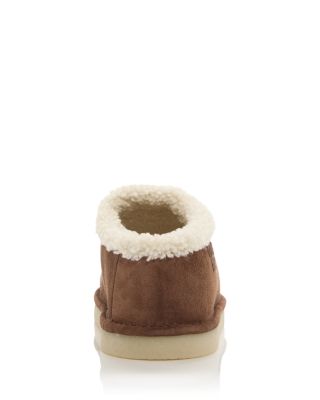 Women's Shearling Tassel Slippers