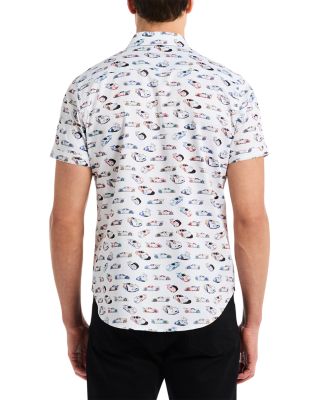 Neon Wheels Button Down Shirt