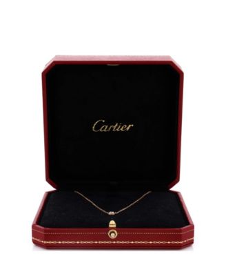 Large Cartier D'Amour Pendant Necklace 18K Rose Gold with Diamond