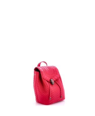 Medium Serpenti Forever Backpack Quilted Leather