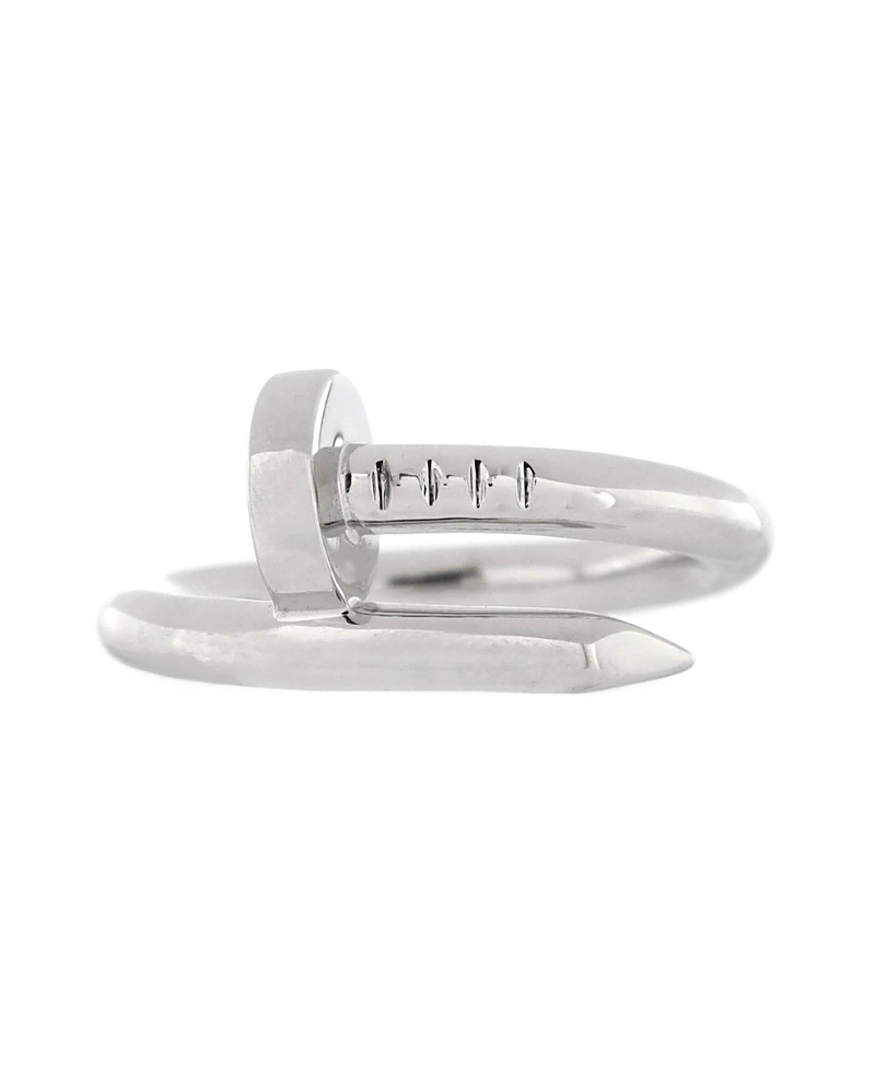 Pre-owned Pre-owned Cartier Cartier Juste Un Clou Ring 18k White Gold