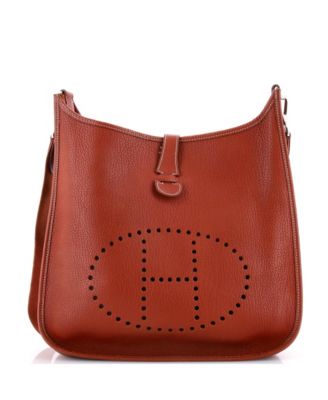 Pre-Owned HERMÈS - GM Evelyne Bag Gen I Fjord
