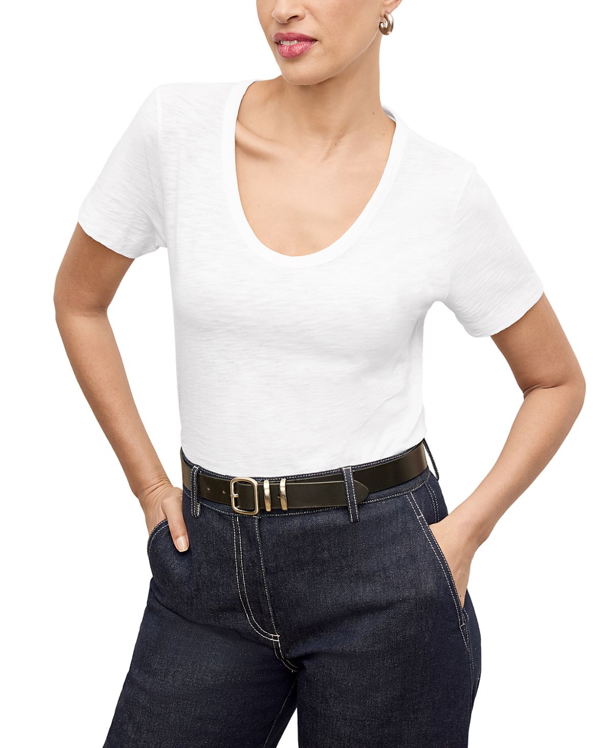 M. m.LaFleur Kenya Women's Organic Cotton Slub T-Shirt