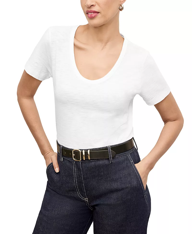 M. m.LaFleur Kenya Women's Organic Cotton Slub T-Shirt