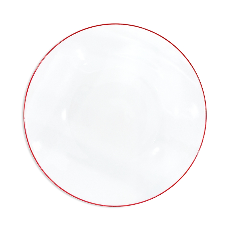 Non Sans Raison Concorde Buffet Plate In Red