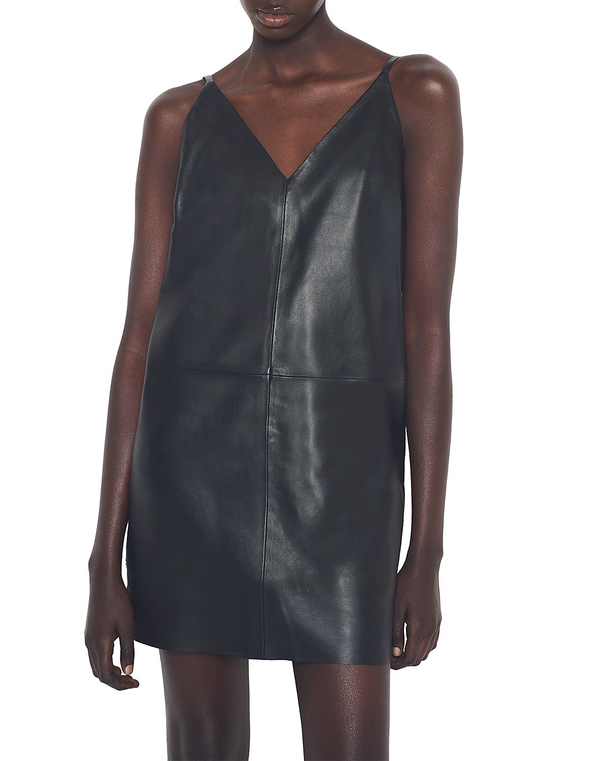 As by Df Ryder Upcycled Leather Dress