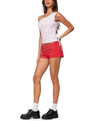 Keryn Striped Asymmetric Top