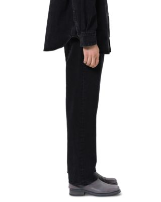 90s Relaxed Fit Mid Rise Jeans in Kember Black