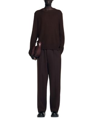 Textured Crewneck Sweater