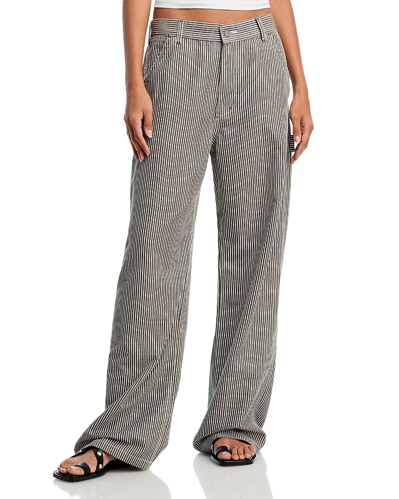 Denimist Teri High Rise Wide Leg Jeans In Railroad Gray In Gray