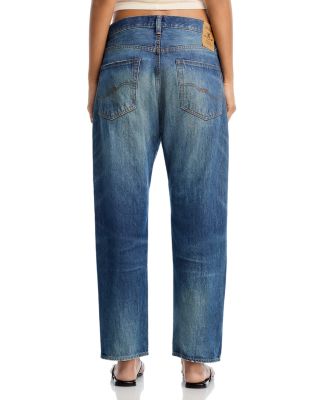 Lucy High Rise Ankle Wide Leg Jeans in Esher Blue