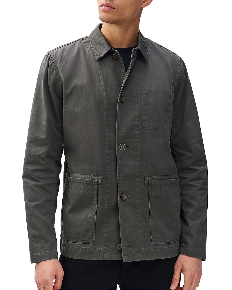 Rag & Bone Evan Twill Chore Jacket In Gray