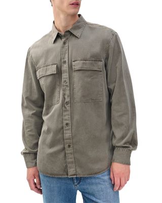 Finch Overdyed Relaxed Fit Button Down Shirt