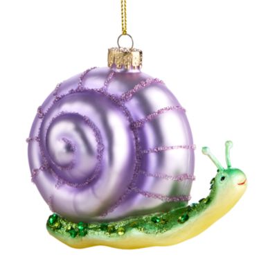Glass Snail Ornament - Exclusive