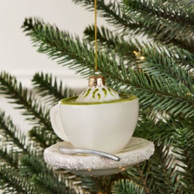 Glass Matcha Mug Ornament - Exclusive