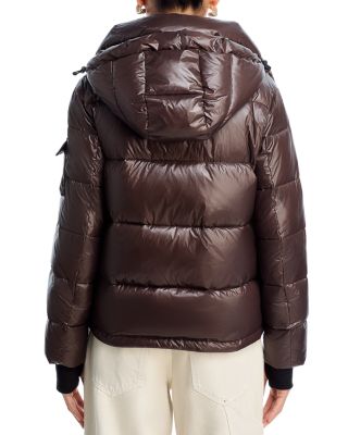 Gloss Puffer Jacket with Hood - Exclusive
